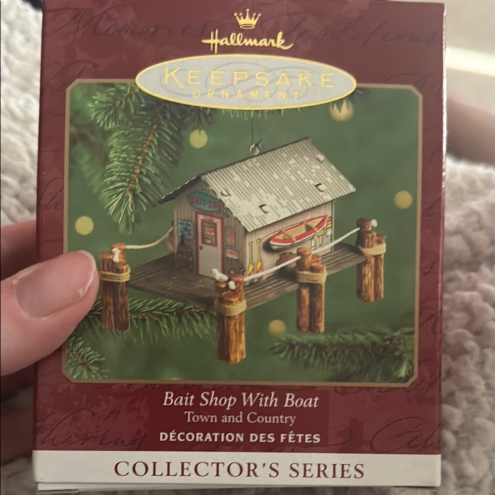 Hallmark Keepsake Ornament - Bait Shop with Boat